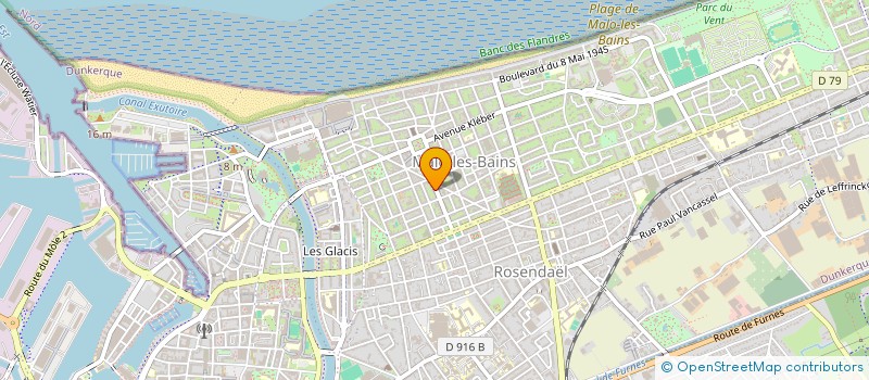 localisation de l'entreprise SCI LES JARDINS DE FRED à DUNKERQUE