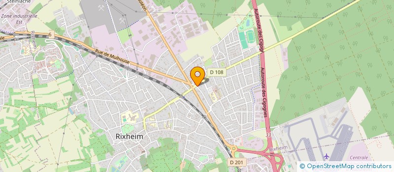 localisation de l'entreprise SCI LES JARDINS DE GARGELLEN  RIXHEIM