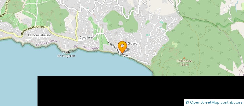 localisation de l'entreprise SCI LES JARDINS DE GIGARO  LA CROIX-VALMER