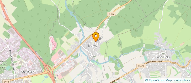 localisation de l'entreprise SCI LES JARDINS DE GOUNAND  JEUXEY