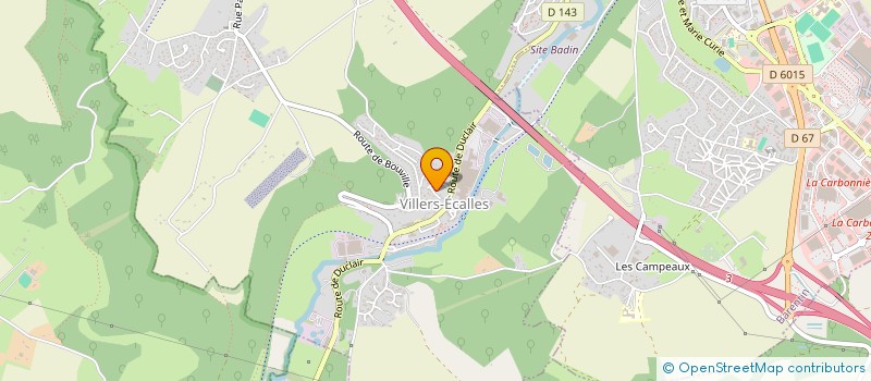 localisation de l'entreprise SCI LES JARDINS DE L'AUSTREBERTHE  VILLERS-ECALLES