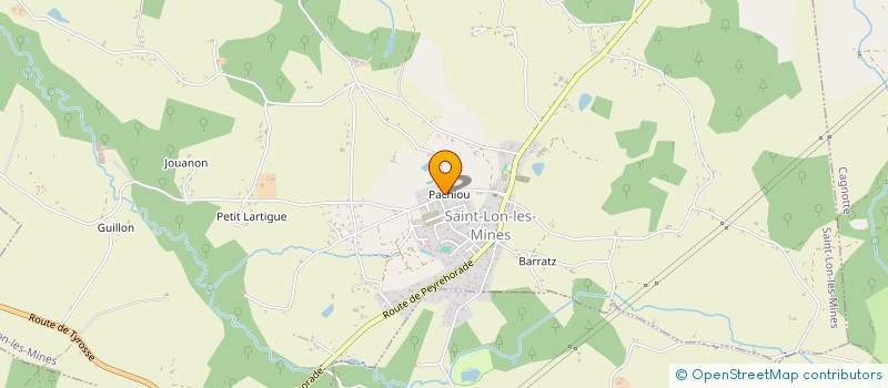 localisation de l'entreprise SCI LES JARDINS DE L ESPERANCE  SAINT-LON-LES-MINES