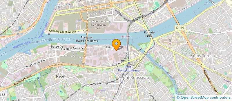 localisation de l'entreprise SCI LES JARDINS DE L'OCEAN 44  REZE