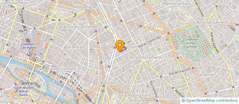 localisation de l'entreprise SCI LES JARDINS DE LA BASTILLE  PARIS