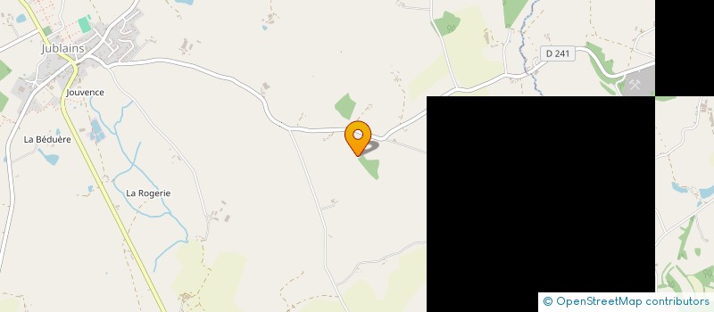 localisation de l'entreprise SCI LES JARDINS DE LA FERRIERE  VIMARTIN-SUR-ORTHE