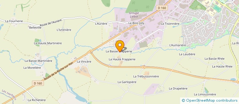 localisation de l'entreprise SCI LES JARDINS DE LA FRAPPERIE à LES HERBIERS