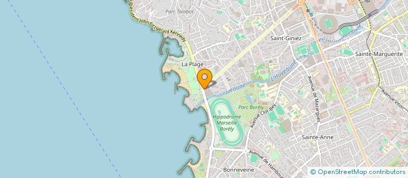 localisation de l'entreprise SCI LES JARDINS DE LA GRILLE à MARSEILLE