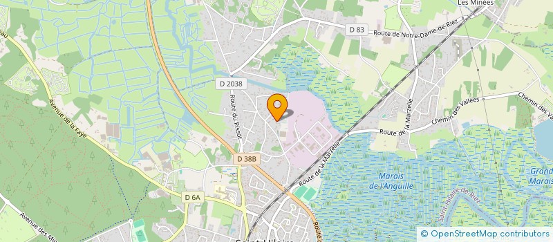 localisation de l'entreprise SCI LES JARDINS DE LA GUITTIERE à SAINT-HILAIRE-DE-RIEZ
