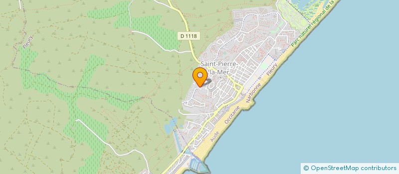 localisation de l'entreprise SCI LES JARDINS DE LA MEDITERRANEE  FLEURY