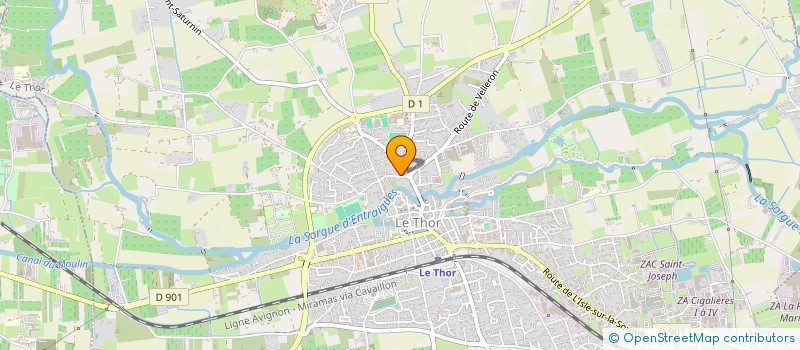 localisation de l'entreprise SCI LES JARDINS DE LA MUSCADELLE à LE THOR