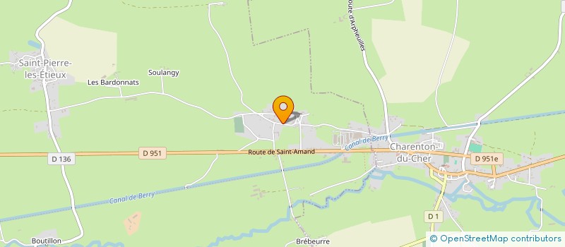 localisation de l'entreprise SCI LES JARDINS DE LA VILLE  SAINT-PIERRE-LES-ETIEUX