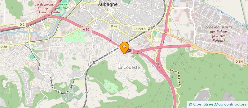localisation de l'entreprise SCI LES JARDINS DE LEA à AUBAGNE