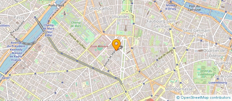 localisation de l'entreprise SCI LES JARDINS DE MADRID  PARIS