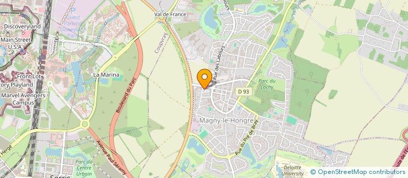 localisation de l'entreprise SCI LES JARDINS DE MARLES  CHESSY