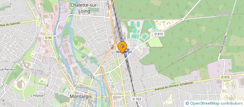 localisation de l'entreprise SCI LES JARDINS DE MONTARGIS à MONTARGIS