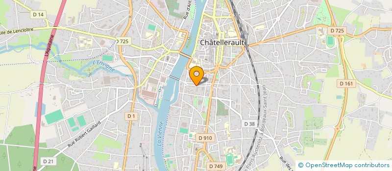 localisation de l'entreprise SCI LES JARDINS DE MOUSSEAU  CHATELLERAULT