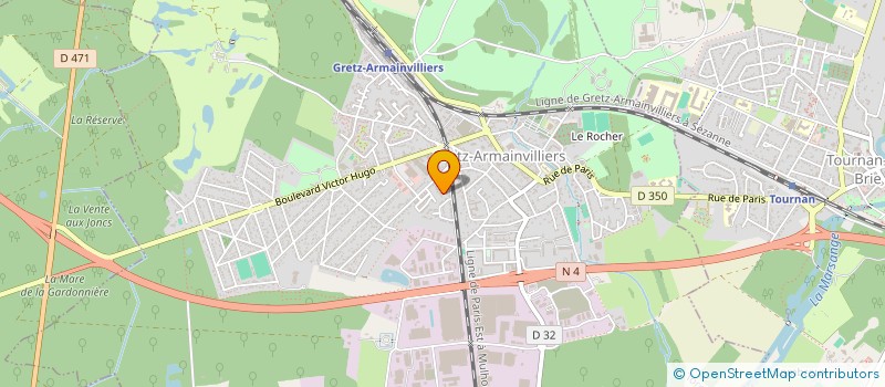 localisation de l'entreprise SCI LES JARDINS DE NEUILLY  GRETZ-ARMAINVILLIERS