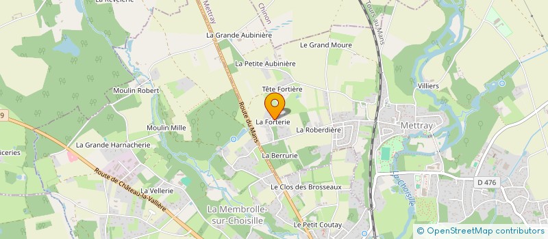 localisation de l'entreprise SCI LES JARDINS DE PARIS à METTRAY