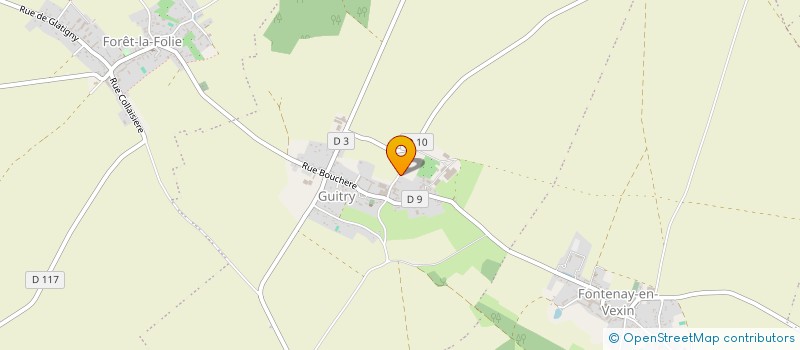 localisation de l'entreprise SCI LES JARDINS DE PARIS  VEXIN-SUR-EPTE