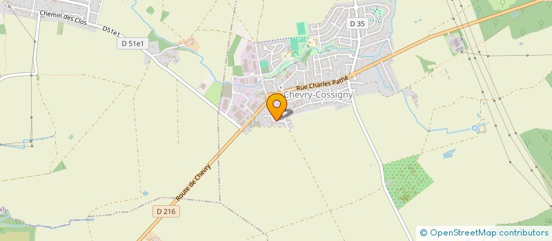 localisation de l'entreprise SCI LES JARDINS DE PIERRE-LOUIS  CHEVRY-COSSIGNY