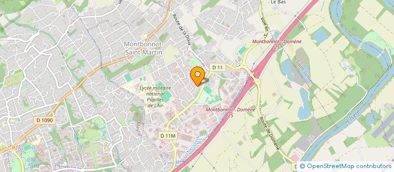 localisation de l'entreprise SCI LES JARDINS DE PRE GAMBU  MONTBONNOT-SAINT-MARTIN
