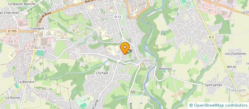 localisation de l'entreprise SCI LES JARDINS DE PRONY  DINAN