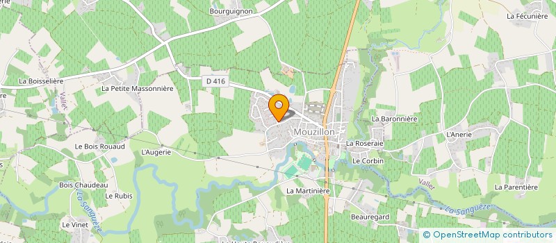 localisation de l'entreprise SCI LES JARDINS DE RAPHAEL  MOUZILLON