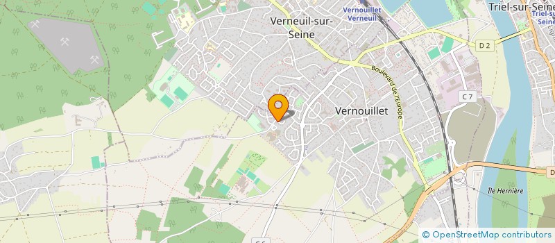 localisation de l'entreprise SCI LES JARDINS DE ROXANE à VERNOUILLET