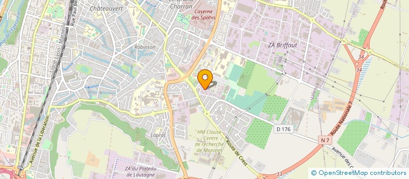 localisation de l'entreprise SCI LES JARDINS DE SAINTE CROIX à VALENCE