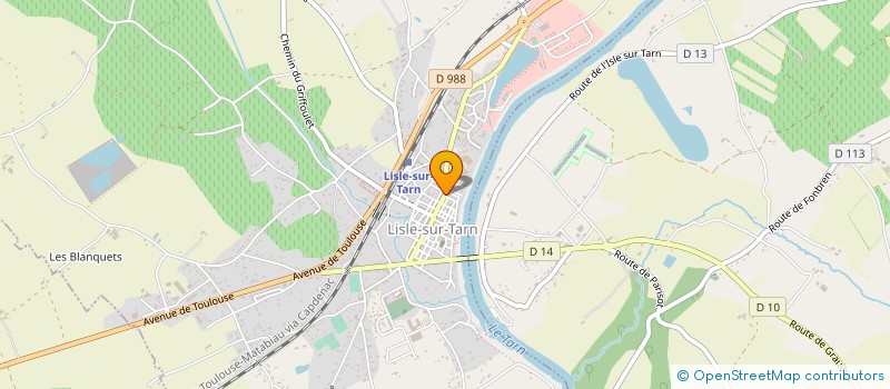 localisation de l'entreprise SCI LES JARDINS DE ST LOUIS à LISLE-SUR-TARN