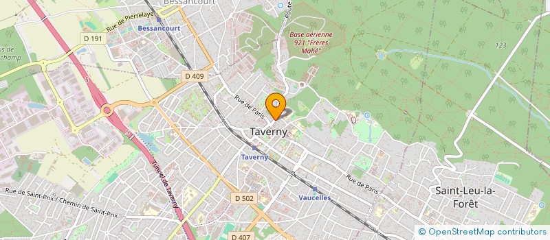 localisation de l'entreprise SCI LES JARDINS DE TAVERNY  TAVERNY