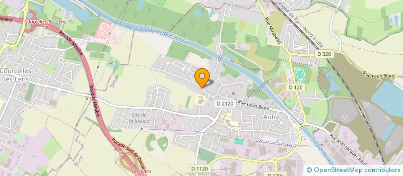 localisation de l'entreprise SCI LES JARDINS DE VAN GOGH  AUBY