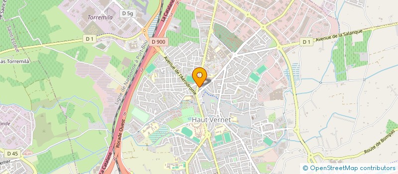 localisation de l'entreprise SCI LES JARDINS DE VILLENEUVE  PERPIGNAN