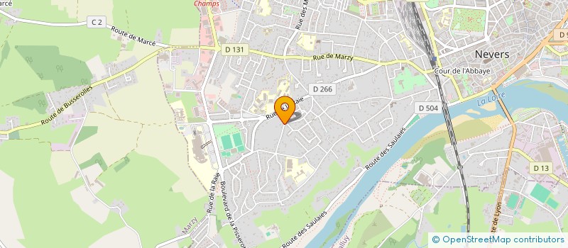 localisation de l'entreprise SCI LES JARDINS DU BOIS D'ARDENET  NEVERS