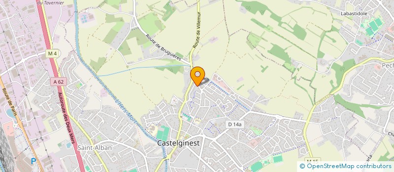 localisation de l'entreprise SCI LES JARDINS DU CANIGOU  CASTELGINEST