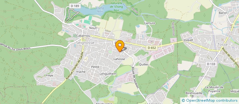 localisation de l'entreprise SCI LES JARDINS DU FRAT  SEIGNOSSE