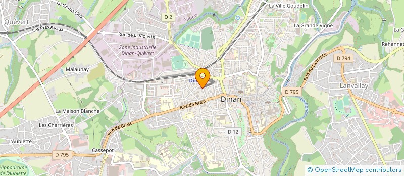 localisation de l'entreprise SCI LES JARDINS DU HARAS à DINAN