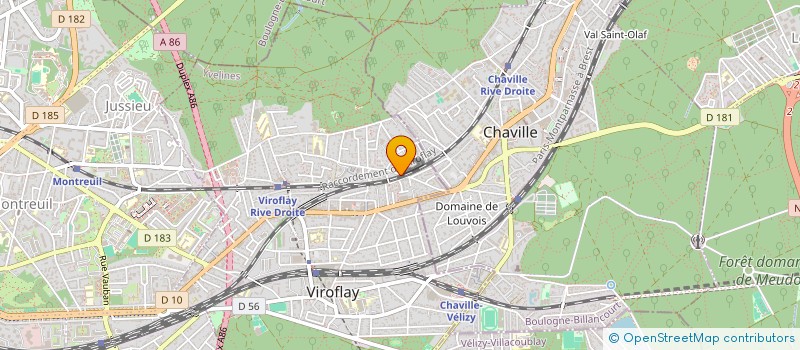 localisation de l'entreprise SCI LES JARDINS DU MARAIS  VIROFLAY