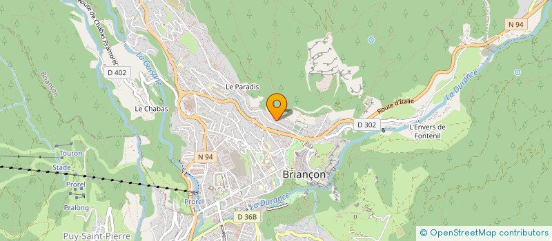 localisation de l'entreprise SCI LES JARDINS DU MELEZIN à BRIANCON