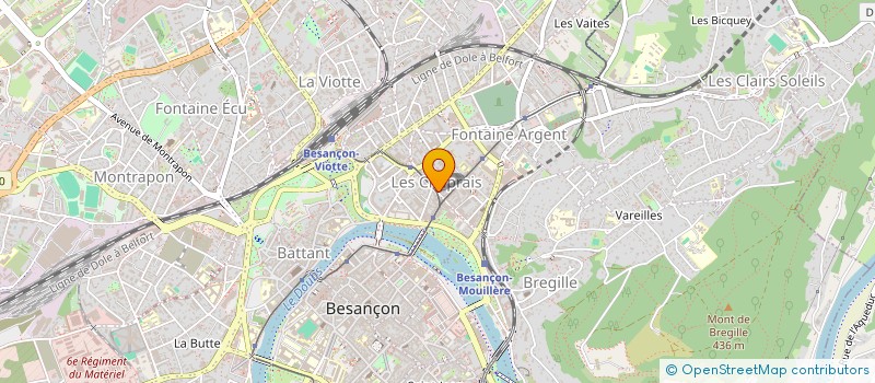 localisation de l'entreprise SCI LES JARDINS DU PARC à BESANCON