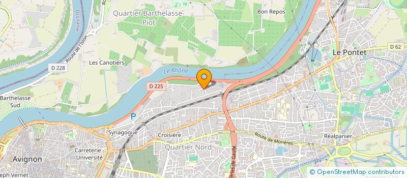 localisation de l'entreprise SCI LES JARDINS DU POETE  AVIGNON