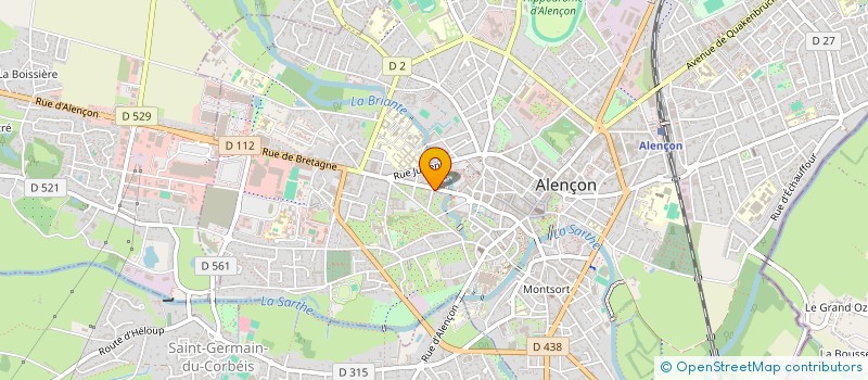 localisation de l'entreprise SCI LES JARDINS DU VAL AUX MOINES à ALENCON