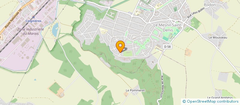 localisation de l'entreprise SCI LES JARDINS JEAN JAURES  LE MESNIL-SAINT-DENIS