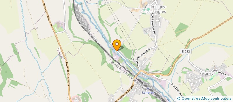 localisation de l'entreprise SCI LES JARDINS LINGONS à LANGRES
