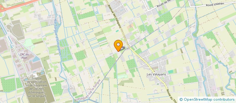 localisation de l'entreprise SCI LES JARDINS NEUFS  ENTRAIGUES-SUR-LA-SORGUE