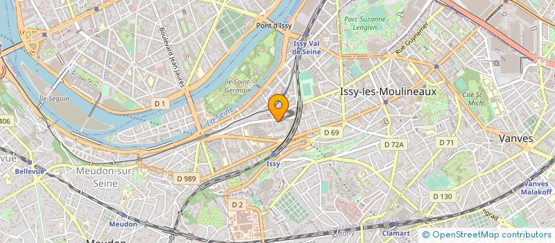 localisation de l'entreprise SCI LES JARDINS RICHAUD à ISSY-LES-MOULINEAUX