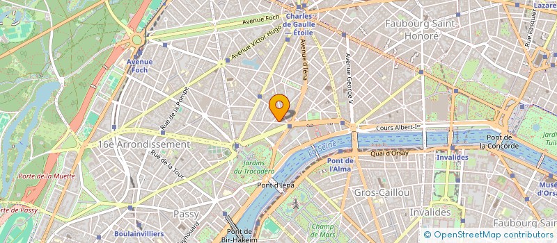 localisation de l'entreprise SCI LES JARDINS WALLACE à PARIS