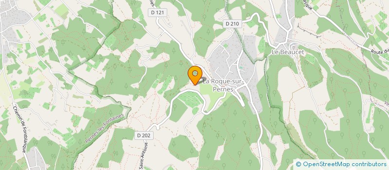 localisation de l'entreprise SCI LES JASMINES à LE THORONET