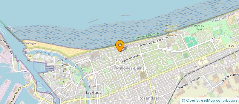 localisation de l'entreprise SCI LES JASMINS à DUNKERQUE