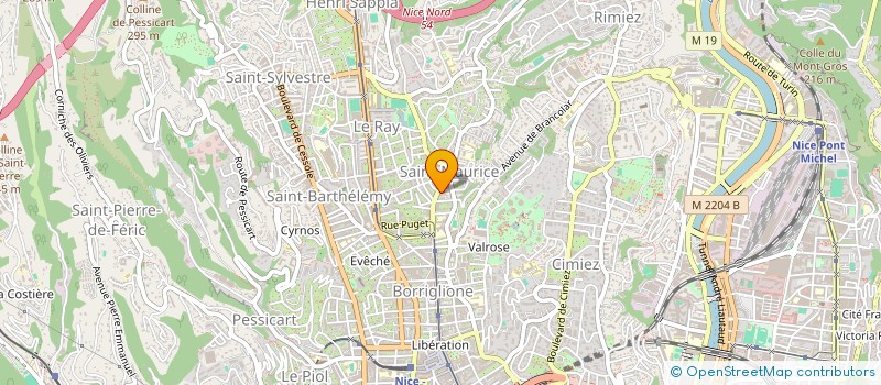 localisation de l'entreprise SCI LES JASMINS à NICE